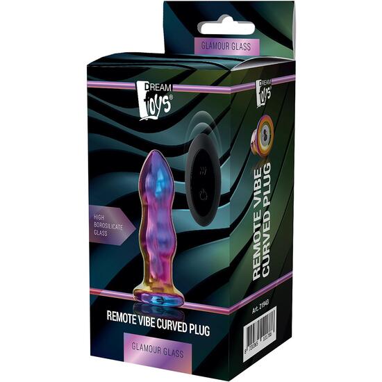 GLAMOUR GLASS REMOTE VIBE CURVED PLUG image 4