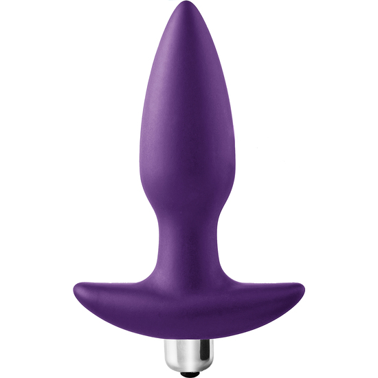 FLIRTS 10 FUNCTIONS VIBRATING PLUG PURPLE image 0