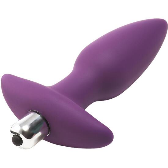 FLIRTS 10 FUNCTIONS VIBRATING PLUG PURPLE image 1