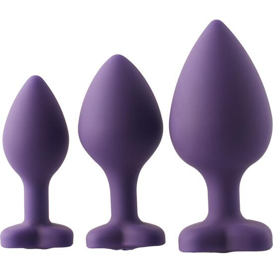 FLIRTS ANAL TRAINING KIT GEM STONE PURPLE image 1