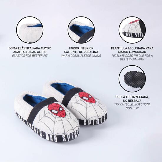 ZAPATILLAS DE CASA FRANCESITA SPIDERMAN LIGHT GRAY image 4