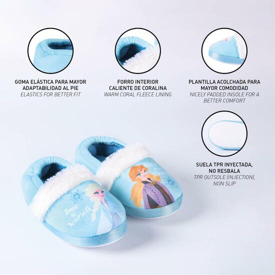 ZAPATILLAS DE CASA FRANCESITA FROZEN II LIGHT BLUE image 4