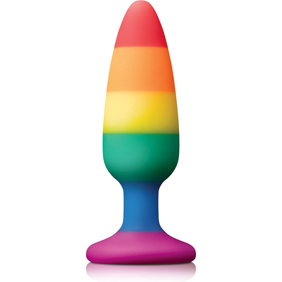 COLOURFUL LOVE RAINBOW ANAL PLUG MEDIUM image 0