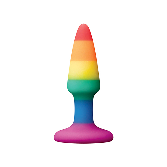 COLOURFUL LOVE RAINBOW ANAL PLUG MINI image 0