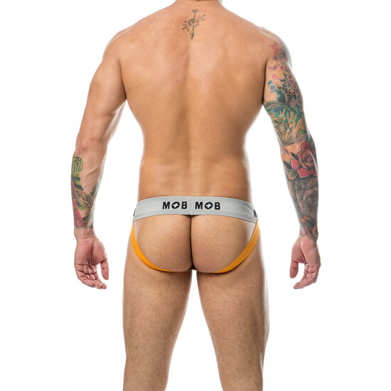 MOB STRIPE CLASSIC JOCK - ORANGE image 2