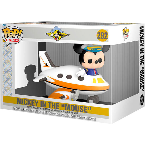 FIGURA POP RIDER DISNEY MICKEY WITH PLANE image 0