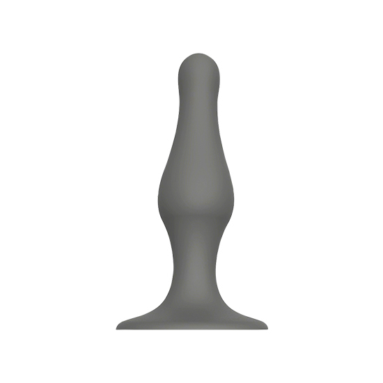 CHEEKY LOVE GREY PLUG WITH SUCTION CUP image 0