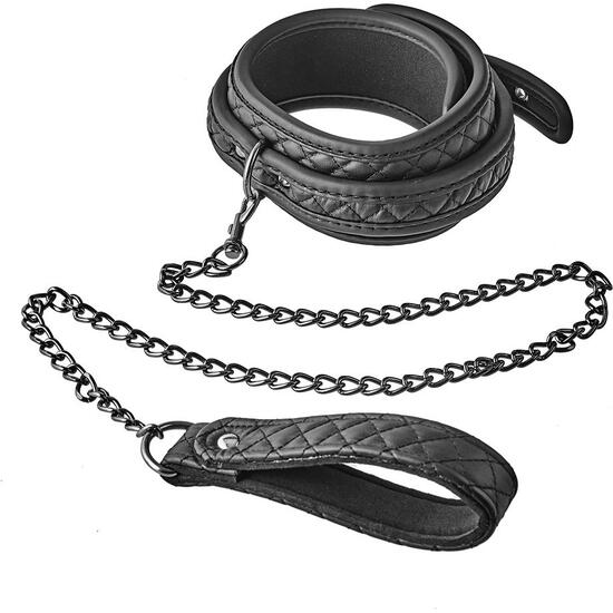 BLAZE COLLAR LEASH DIAMOND BLACK image 0