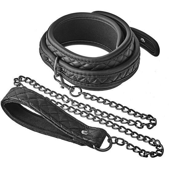 BLAZE COLLAR LEASH DIAMOND BLACK image 1