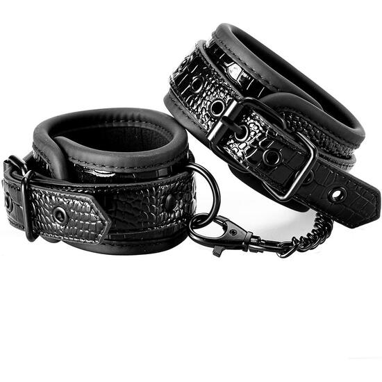 BLAZE ANKLE CUFF CROCO BLACK image 2