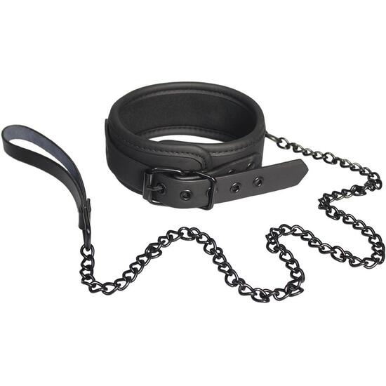 BLAZE COLLAR AND LEASH BLACK image 0