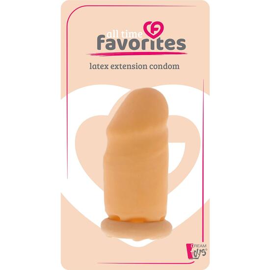 DREAM TOYS - ALL TIME FAVORITES LATEX EXTENSION CONDOM image 1