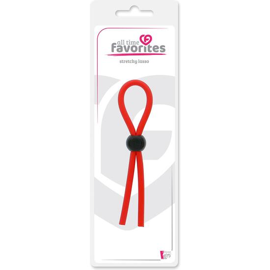 ALL TIME FAVORITES STRETCHY LASSO - RED image 1
