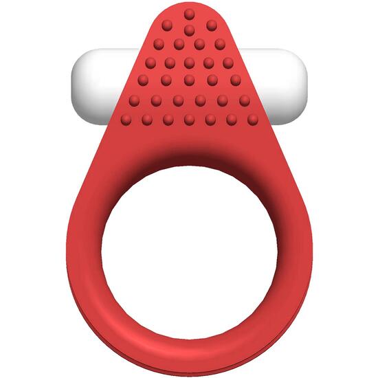 ALL TIME FAVORITES SILICONE STIMU-RING RED image 0