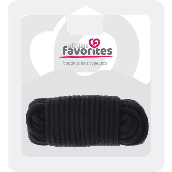 ALL TIME FAVORITES LOVE ROPE 10M BLACK image 1
