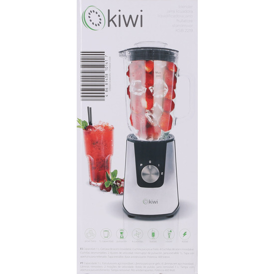 BLENDER 1L- 400W (2 SPEEDS) INOX image 2