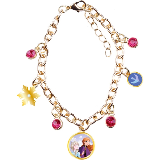 FROZEN PULSERA CON COLGANTES EN TUBO DE METAL image 0