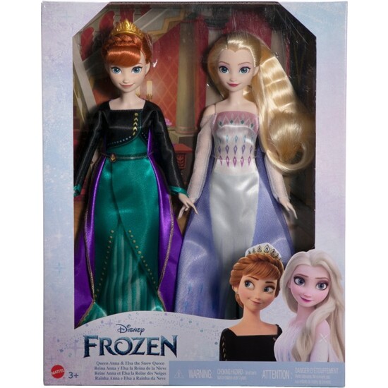 PACK MUÑECAS REINAS ANNA Y ELSA image 0