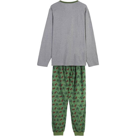 PIJAMA LARGO SINGLE JERSEY BOBA FETT DARK GREEN image 1