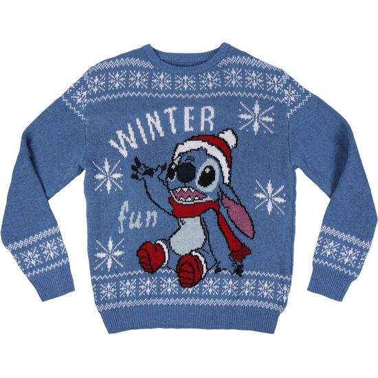 JERSEY PUNTO NAVIDEÑO STITCH BLUE image 0