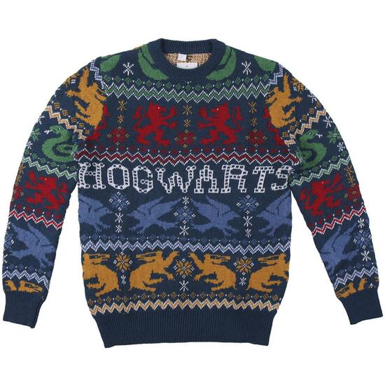 JERSEY PUNTO NAVIDEÑO HARRY POTTER BLUE image 0