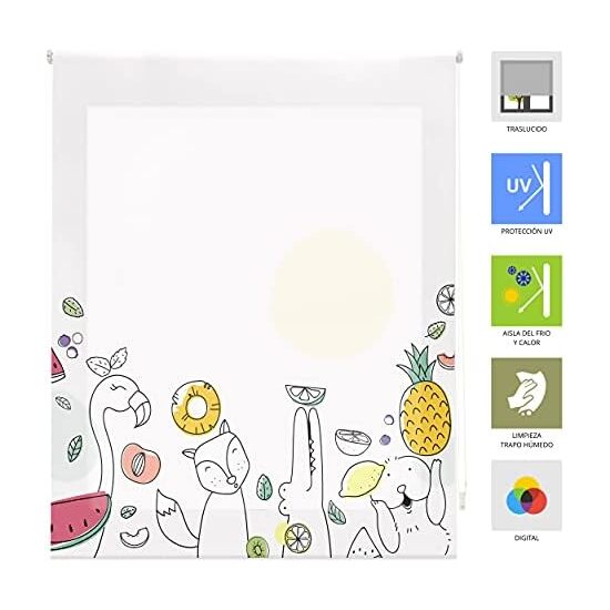 ESTOR ENROLLABLE DIGITAL TRASL. 28MM INFANTIL AMZ-F-ZOOFRUIT image 2