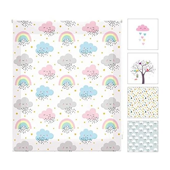 ESTOR ENROLLABLE DIGITAL TRASL. 28MM INFANTIL AMZ-F-RAINBOW image 0