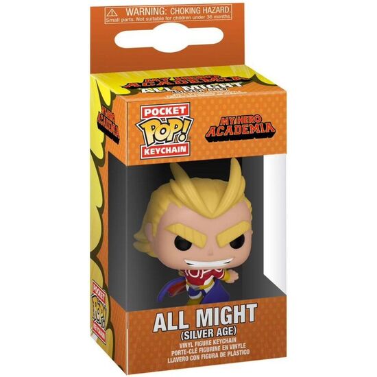 LLAVERO POCKET POP MY HERO ACADEMIA ALL MIGHT SILVER AGE image 1