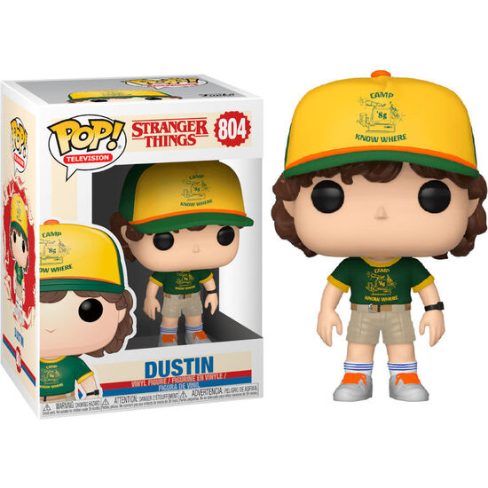 FIGURA POP STRANGER THINGS 3 DUSTIN AT CAMP image 0