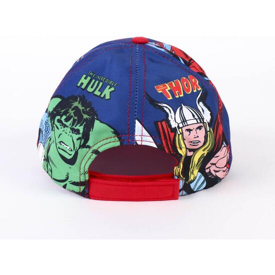 GORRA VISERA CURVA AVENGERS BLUE image 1