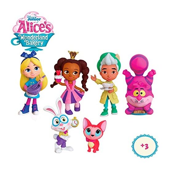 PACK 6 FIGURAS ALICIA Y SU MARAVILL image 1