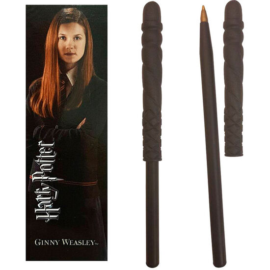 VARITA BOLIGRAFO Y MARCAPAGINAS GINNY WEASLEY HARRY POTTER image 0