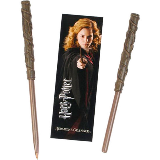 VARITA BOLIGRAFO Y MARCAPAGINAS HERMIONE GRANGER HARRY POTTER image 0