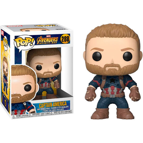 FIGURA POP MARVEL AVENGERS INFINITY WAR CAPITAN AMERICA image 0