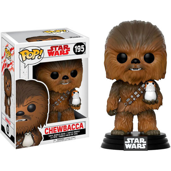 FIGURA POP STAR WARS CHEWBACCA WITH PORG image 0