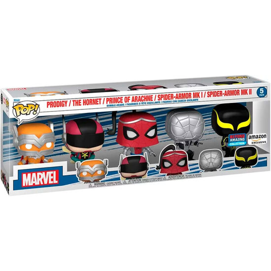 BLISTER 5 FIGURAS POP MARVEL SPIDERMAN EXCLUSIVE image 0