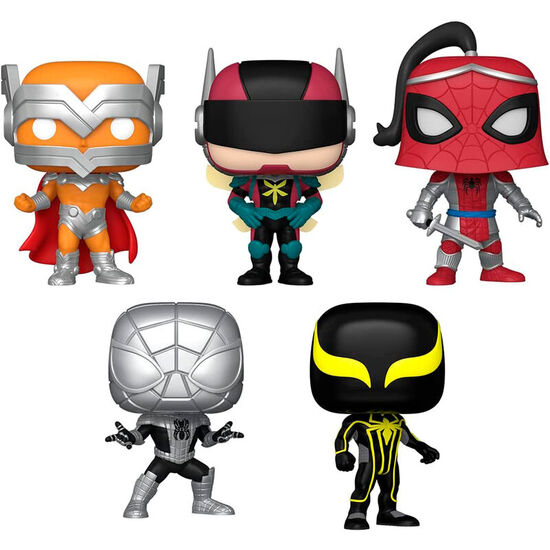 BLISTER 5 FIGURAS POP MARVEL SPIDERMAN EXCLUSIVE image 1