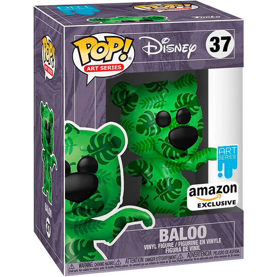 FIGURA POP ARTS SERIES DISNEY EL LIBRO DE LA SELVA BALOO EXCLUSIVE image 1