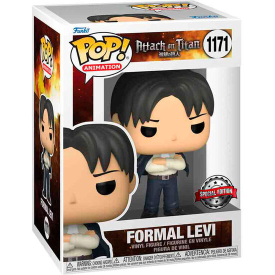 FIGURA POP ATTACK ON TITAN FORMAL LEVI EXCLUSIVE image 0