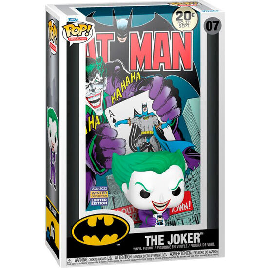 FIGURA POP COMIC COVER BATMAN THE JOKER EXCLUSIVE image 0