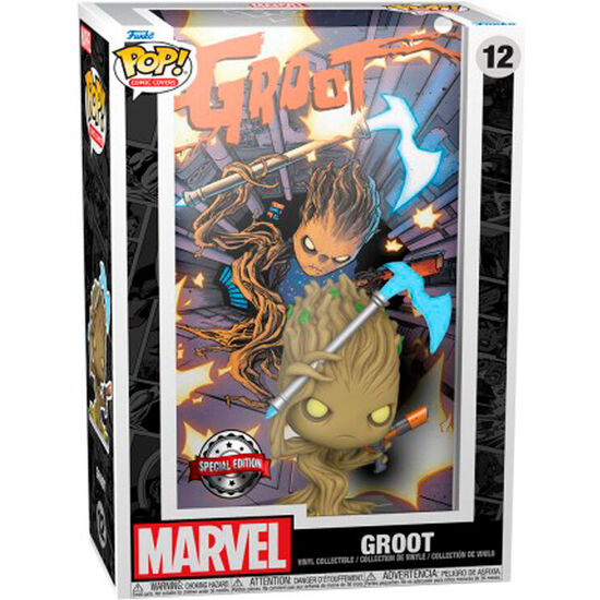 FIGURA POP COMIC COVER MARVEL GROOT EXCLUSIVE image 0