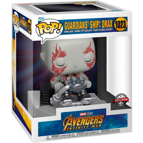 FIGURA POP DELUXE MARVEL GUARDIANES DE LA GALAXIA GUARDIANS SHIP DRAX EXCLUSIVE image 0