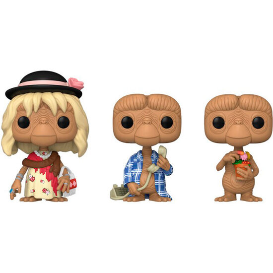 BLISTER 3 FIGURAS POP E.T EL EXTRATERRESTRE EXCLUSIVE image 1