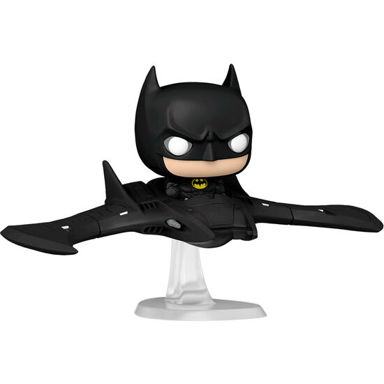 FIGURA POP RIDE DELUXE DC COMICS THE FLASH BATMAN IN BATWING image 1