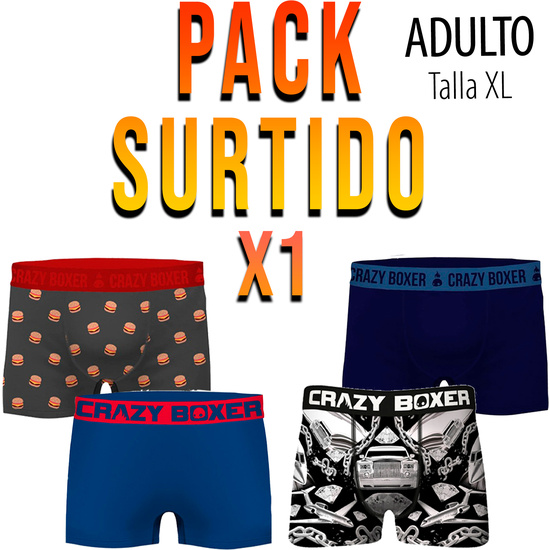 CALZONCILLO CRAZY BOXER ALEATORIO PARA HOMBRE image 0