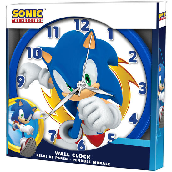 RELOJ PARED SONIC THE HEDGEHOG image 0