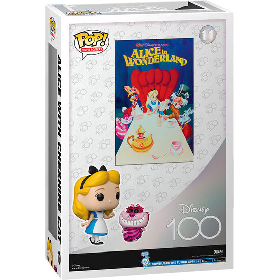 FIGURA POP MOVIE POSTER DISNEY 100TH ANNIVERSARY ALICIA EN EL PAIS DE LAS MARAVILLAS image 2