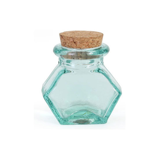 MINI GLASS JAR 5.5X6.5CM W/CORK  image 1