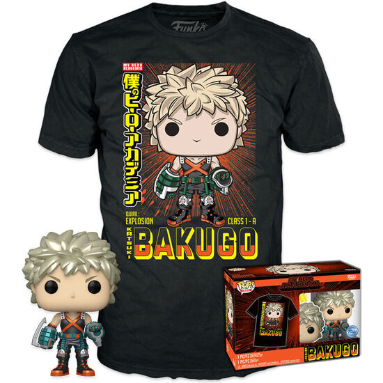 SET FIGURA POP & TEE MY HERO ACADEMIA KATSUKI EXCLUSIVE image 0