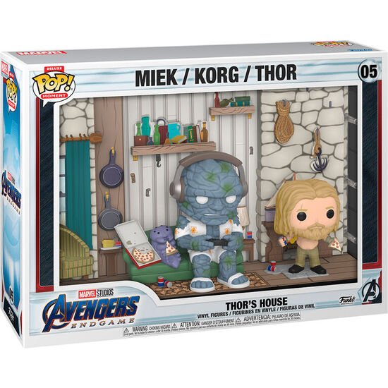 FIGURA POP MOMENTS DELUXE MARVEL LOS VENGADORES AVENGERS THOR HOUSE image 0